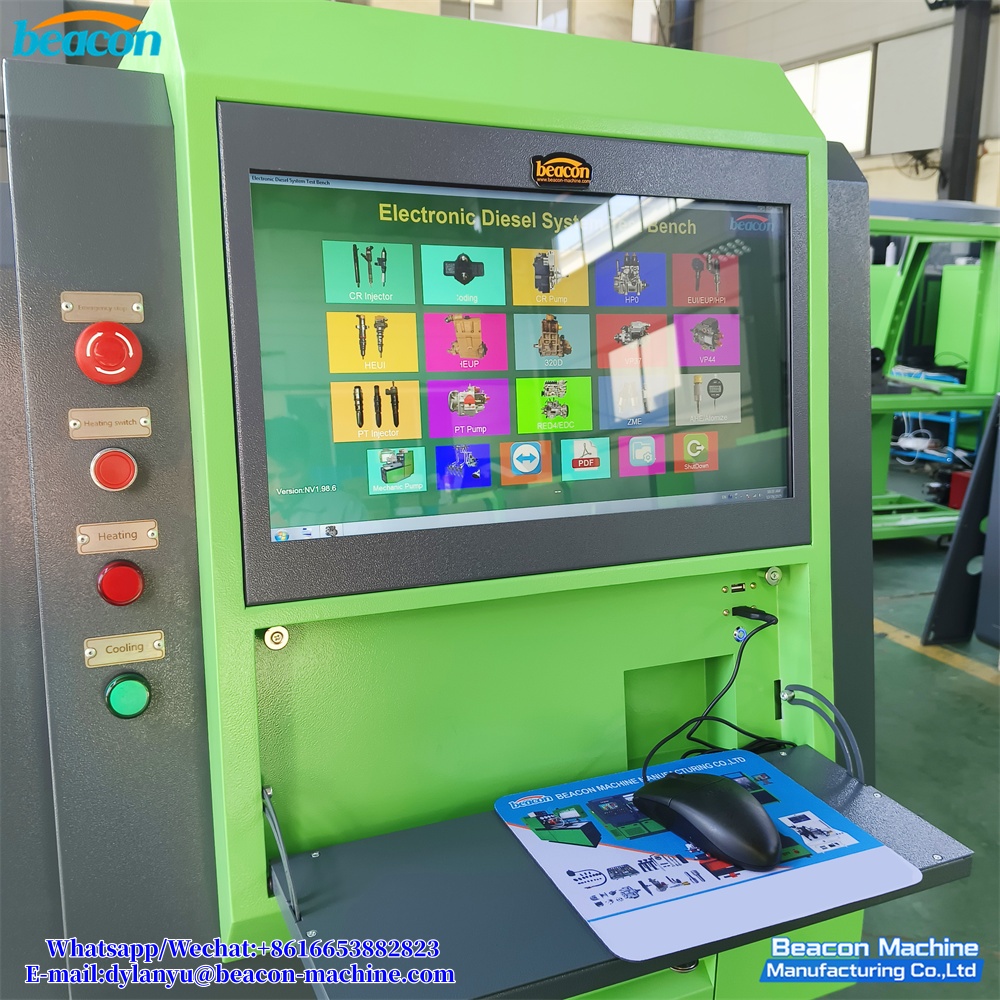Auto Repair Shop Diagnostics - แท่นทดสอบการปรับตั้งหัวฉีดน้ำมันดีเซลคอมมอนเรล อุปกรณ์ทดสอบและวินิจฉัยหัวฉีดแบบพิโซสำหรับร้านซ่อมรถยนต์