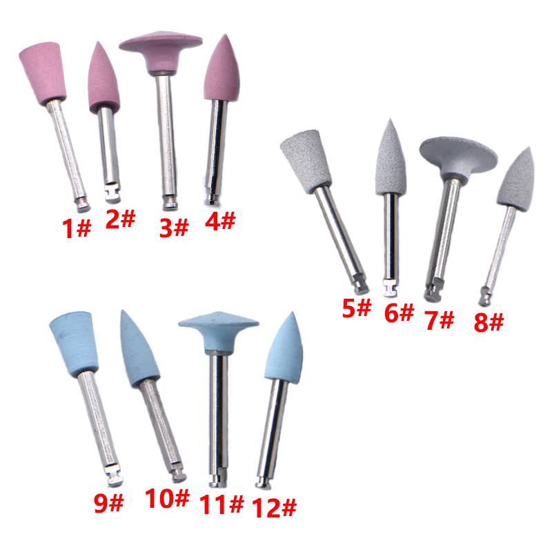 Orbital Polisher Da - หัวขัดยางสำหรับงานทันตกรรม 4 ชิ้น สำหรับเครื่องขัดเรซิ่นแบบใช้แสง สำหรับเครื่องขัดความเร็วต่ำ ชุดขัดวัสดุทางทันตกรรม