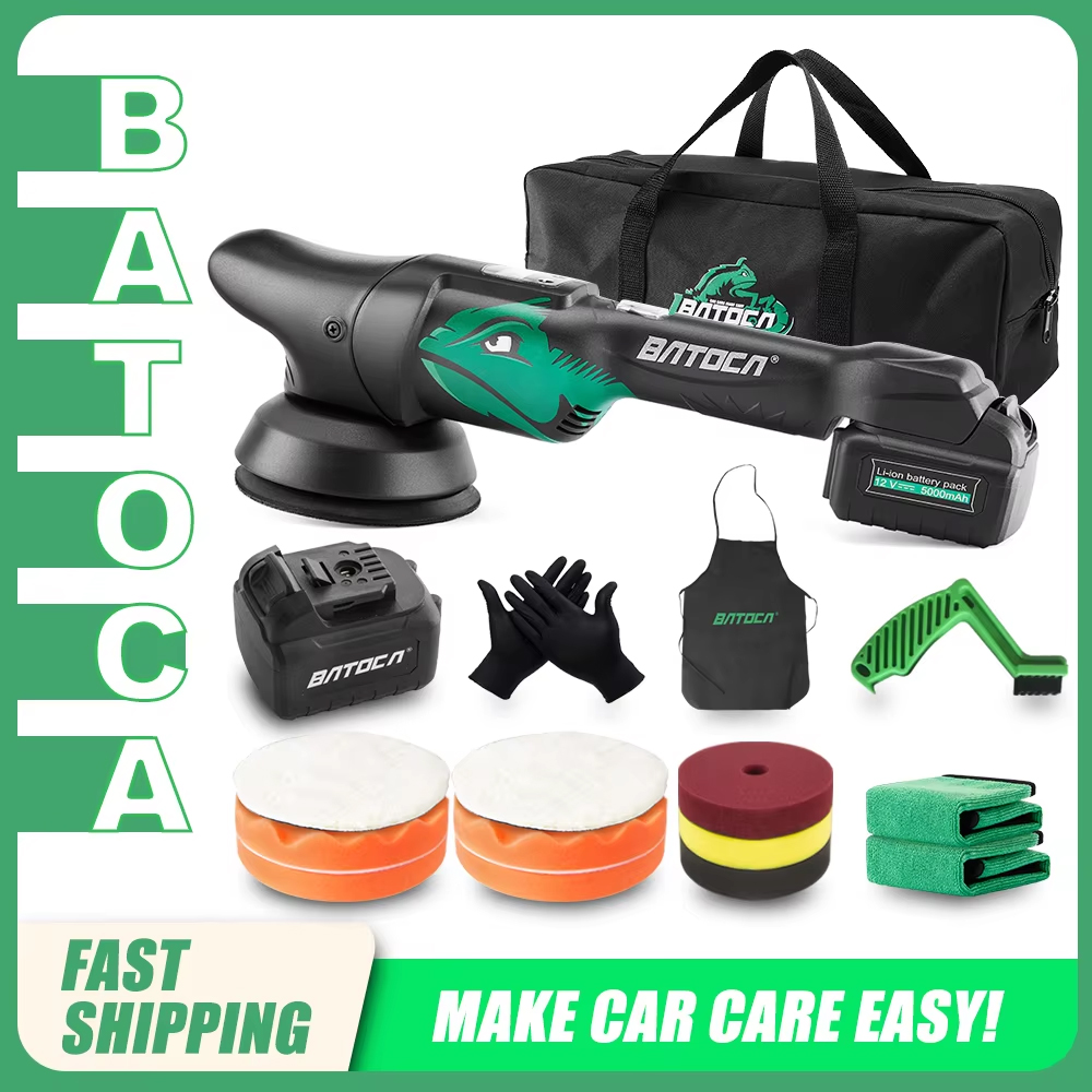 Orbital Polisher Da - เครื่องขัดสีรถยนต์ไร้สาย BATOCA S2 4.0Ah ขนาด 5