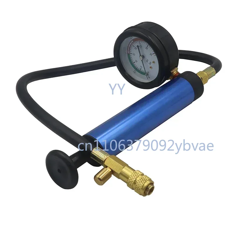 Radiator Pressure Tester - เครื่องตรวจจับการรั่วไหลของถังน้ำ เครื่องวัดแรงดันแบบกันกระแทก เครื่องทดสอบระบบทำความเย็น เครื่องทดสอบแรงดันหม้อน้ำ