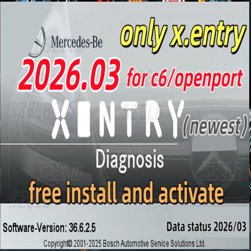 Auto Repair Shop Diagnostics - ซอฟต์แวร์วินิจฉัย Xentry รุ่นใหม่ล่าสุด ปี 2026 สำหรับรถยนต์เมอร์เซเดส-เบนซ์