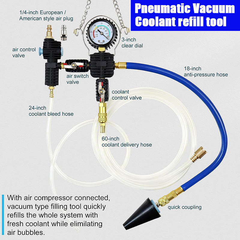 28PCS รถ Universal เครื่องทดสอ - Radiator Pressure Tester บทวิจารณ์และราคา