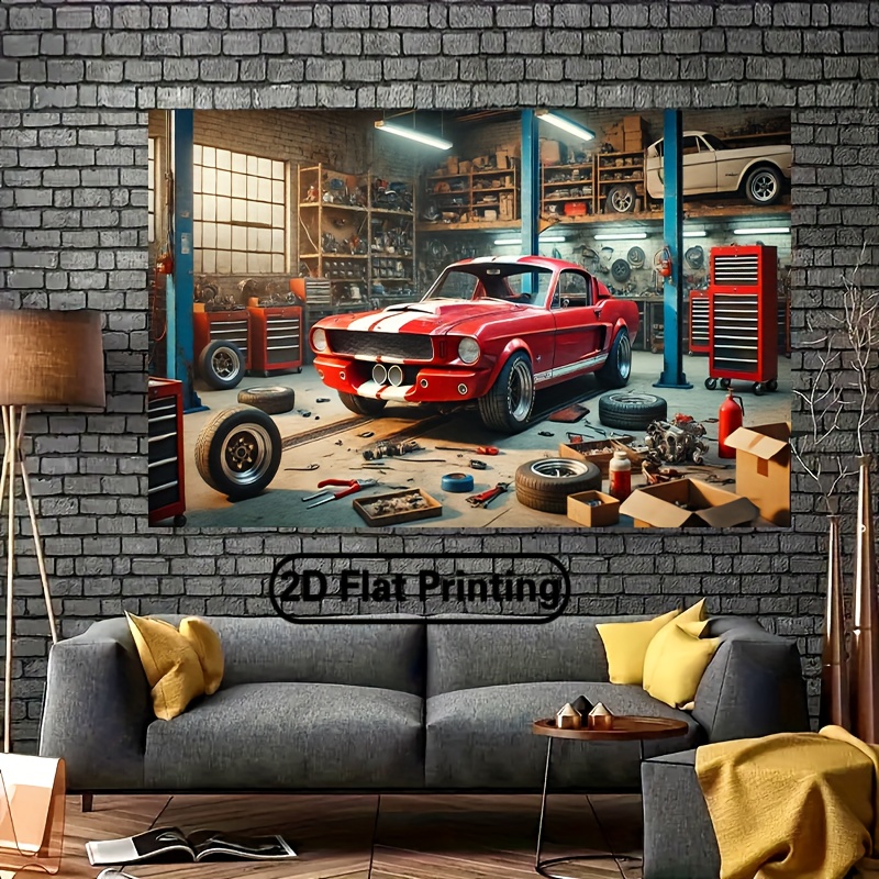 ฉากหลังโรงซ่อมรถยนต์คลาสสิก วิ - Auto Repair Shop Background บทวิจารณ์และราคา