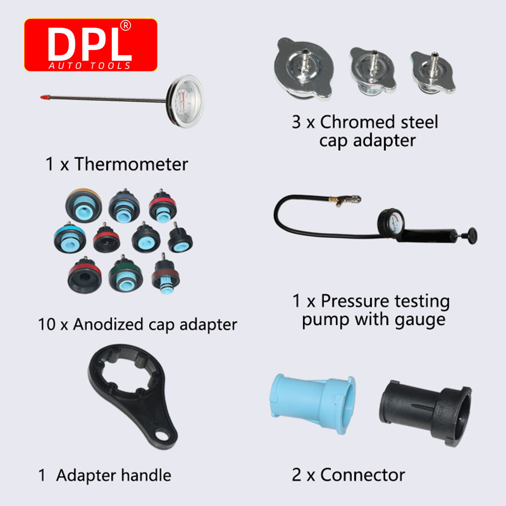 18 Pcs เครื่องทดสอบความดันหม้อ - Radiator Pressure Tester บทวิจารณ์และราคา
