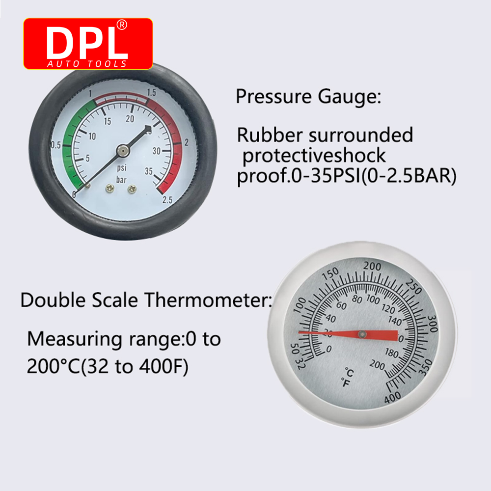 18 Pcs เครื่องทดสอบความดันหม้อ - Radiator Pressure Tester บทวิจารณ์และราคา