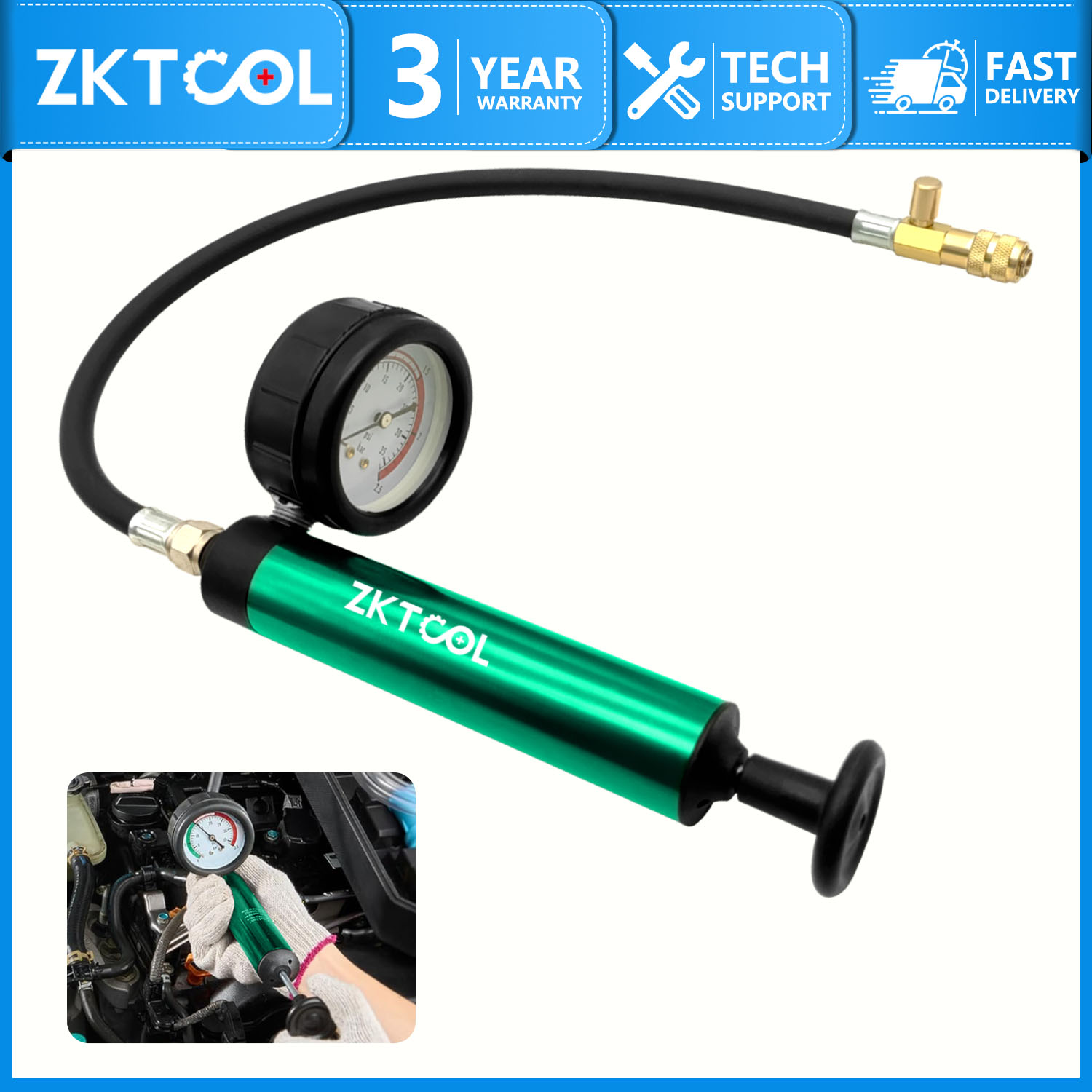 เครื่องมือทดสอบแรงดันหม้อน้ำระ - Radiator Pressure Tester บทวิจารณ์และราคา