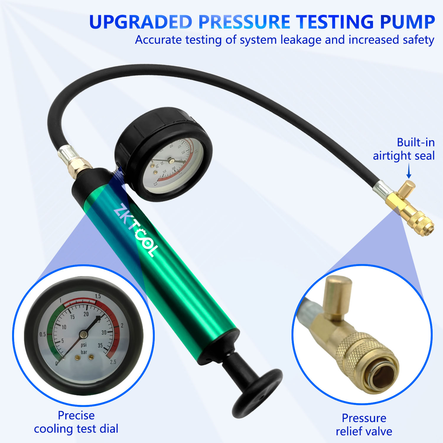 เครื่องมือทดสอบแรงดันหม้อน้ำระ - Radiator Pressure Tester บทวิจารณ์และราคา