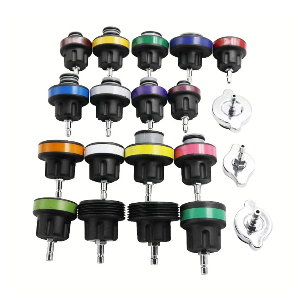ใหม่28Pcs เครื่องทดสอบความดันห - Radiator Pressure Tester บทวิจารณ์และราคา