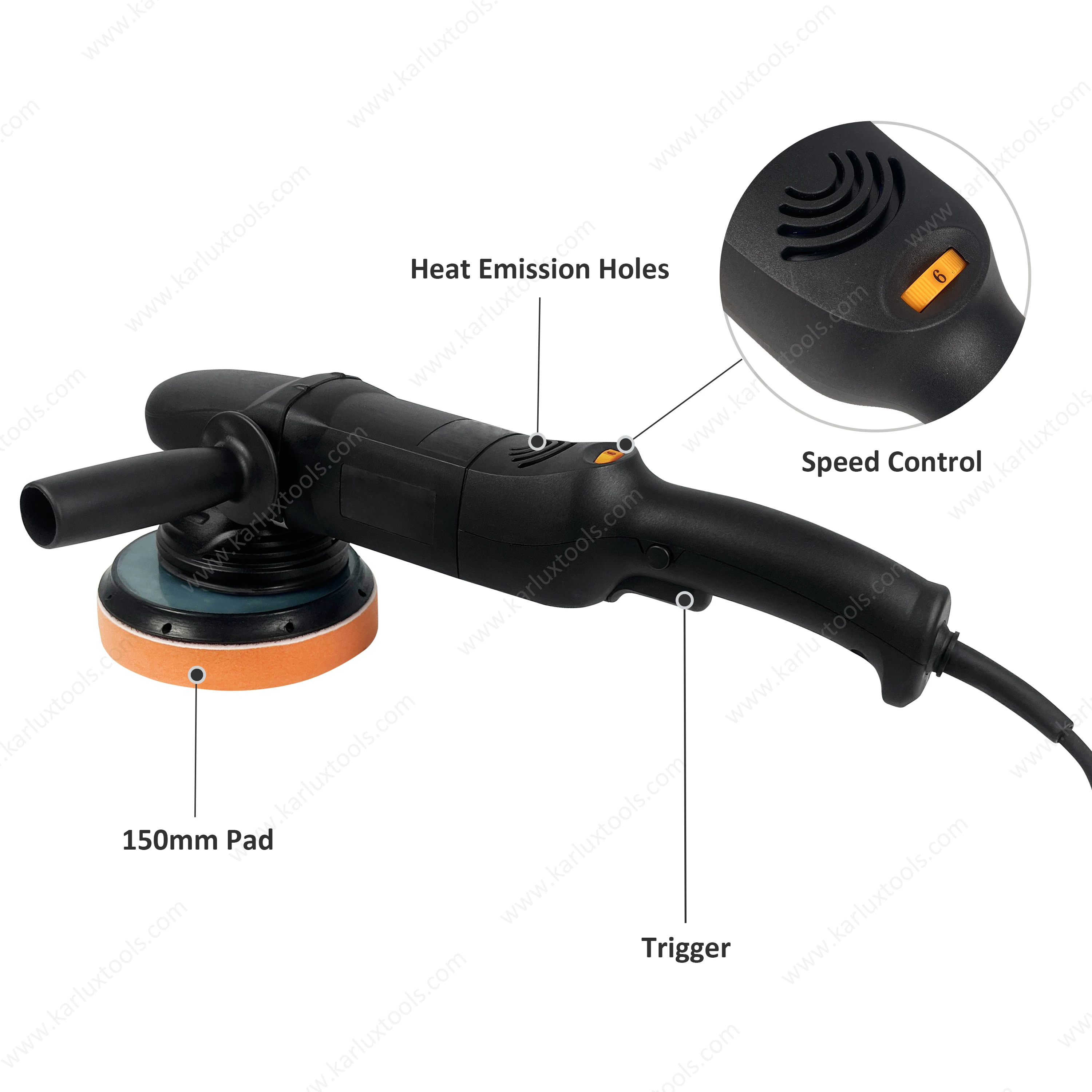 เครื่องขัดสีรถยนต์แบบ DA พร้อม - Orbital Polisher Da บทวิจารณ์และราคา