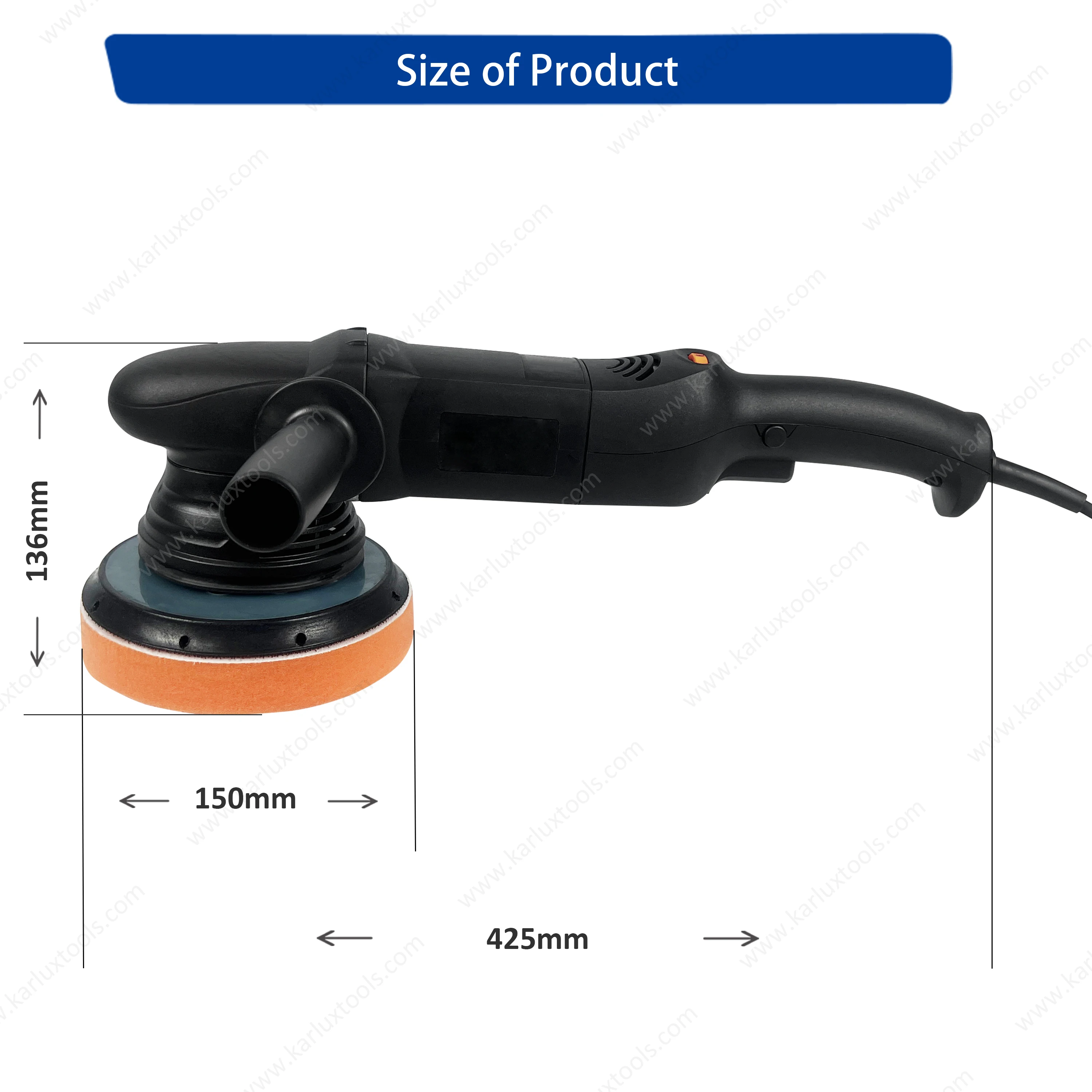 เครื่องขัดสีรถยนต์แบบ DA พร้อม - Orbital Polisher Da บทวิจารณ์และราคา