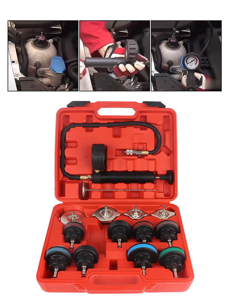 เครื่องวัดแรงดันหม้อน้ำแบบสุญญ - Radiator Pressure Tester บทวิจารณ์และราคา