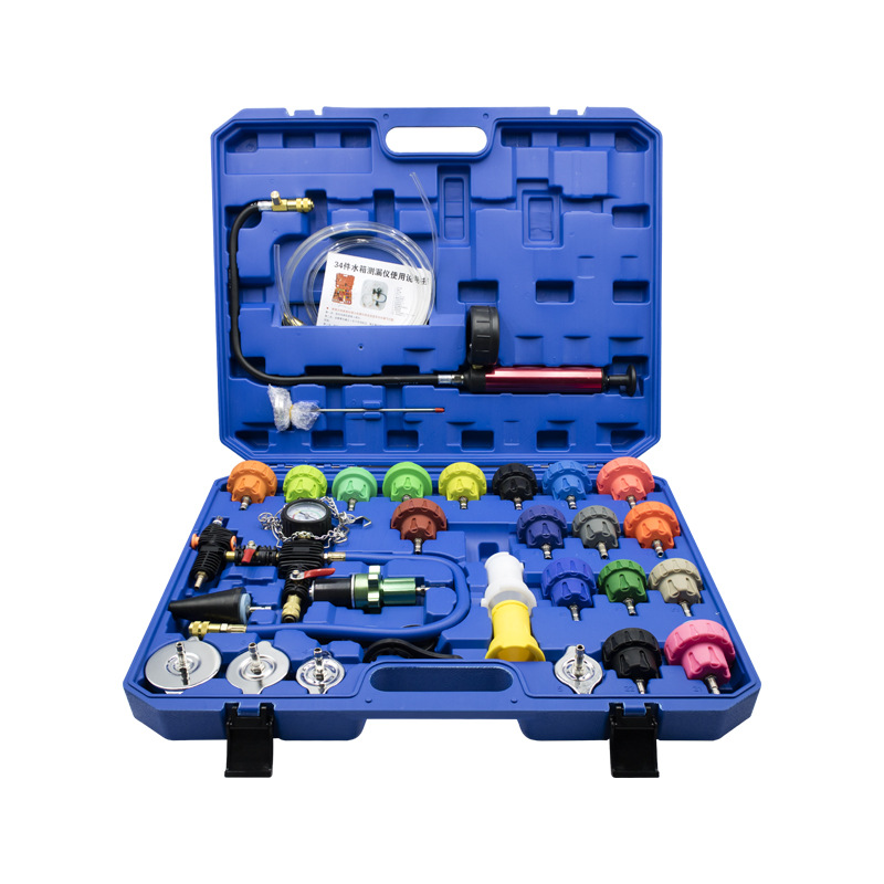 34ชิ้นชุดทดสอบแรงดันหม้อน้ำแบบ - Radiator Pressure Tester บทวิจารณ์และราคา